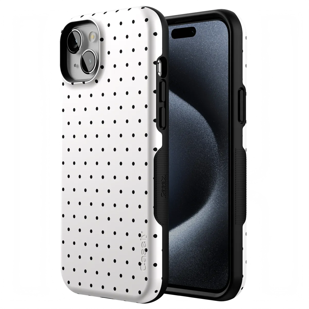 On the Dot | Black Polka Dot Case
