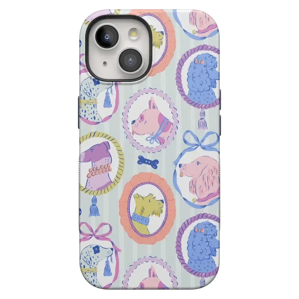 Chateau Pups | French Dog Case Phone Case get.casely Bold + MagSafe® iPhone 15