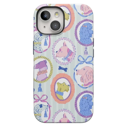 Chateau Pups | French Dog Case Phone Case get.casely Bold + MagSafe® iPhone 15