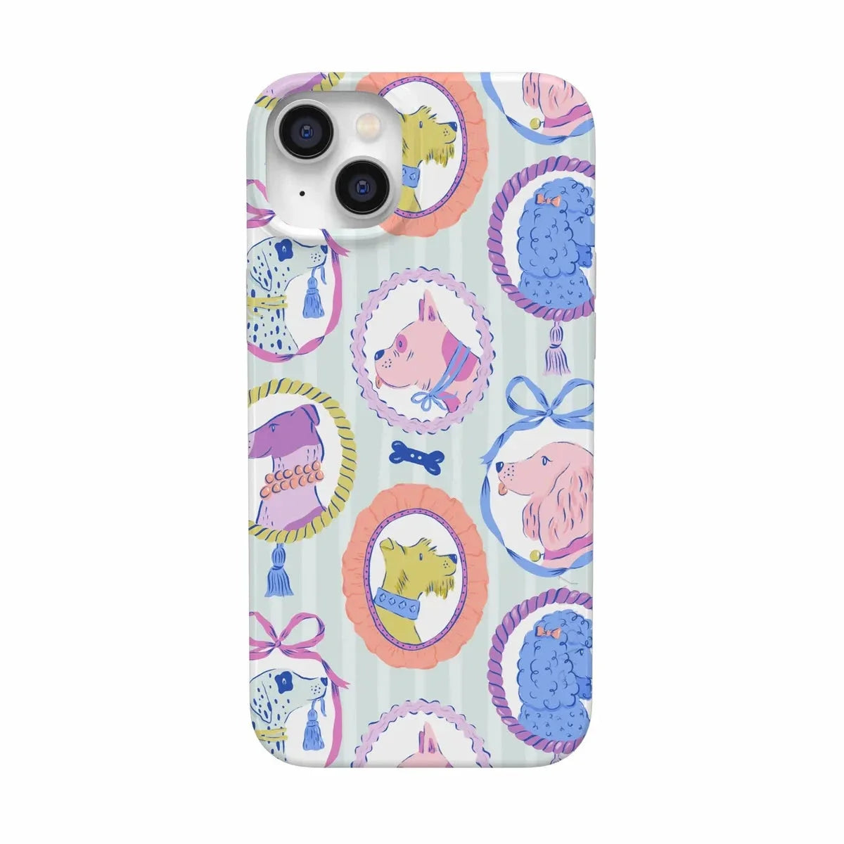 Chateau Pups | French Dog Case Phone Case get.casely Classic + MagSafe® iPhone 14 Plus