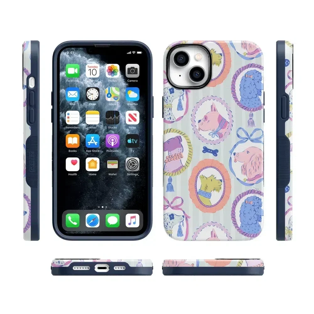 Chateau Pups | French Dog Case Phone Case get.casely