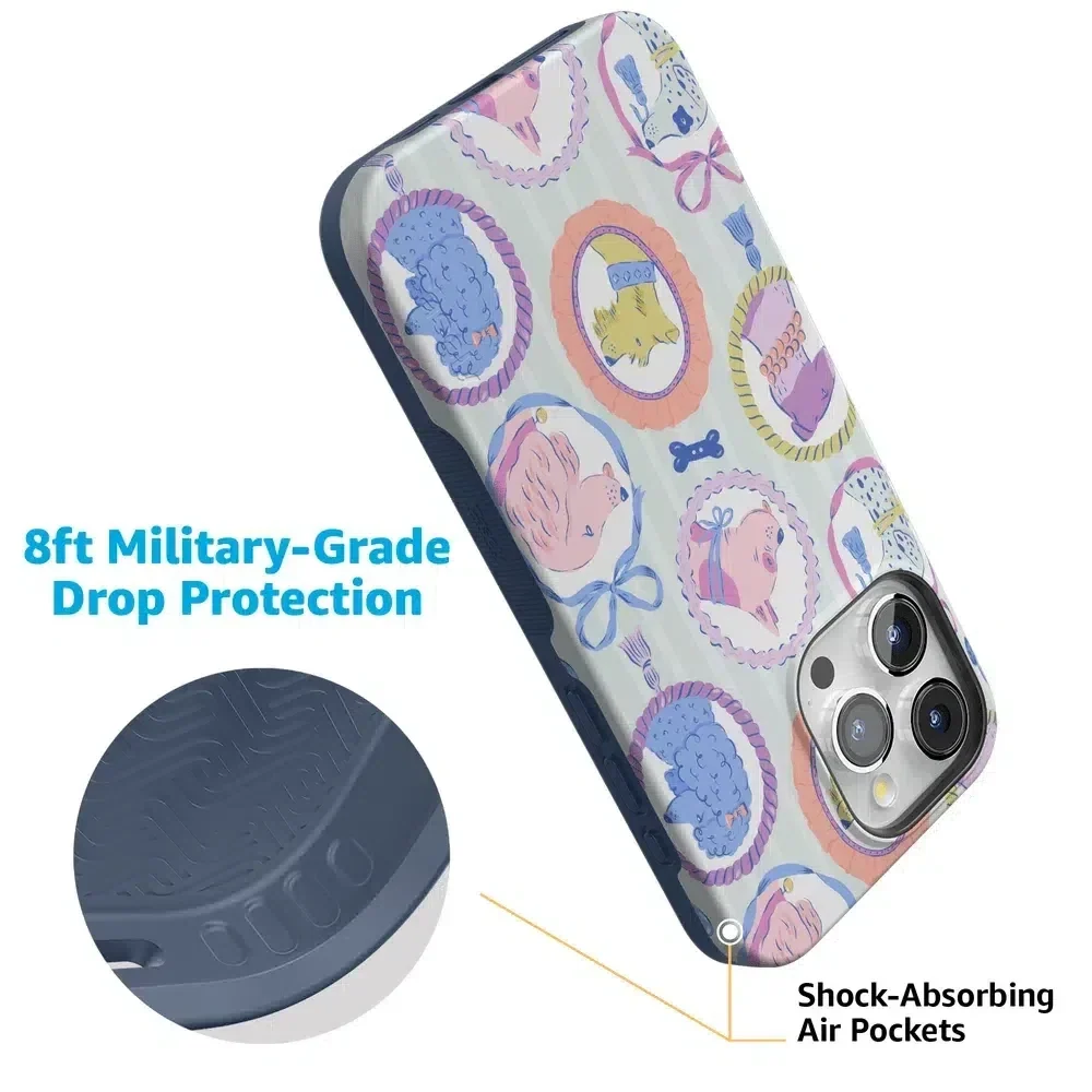 Chateau Pups | French Dog Case Phone Case get.casely
