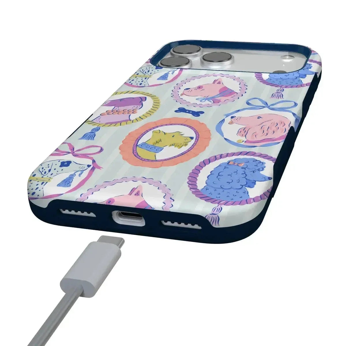 Chateau Pups | French Dog Case Phone Case get.casely