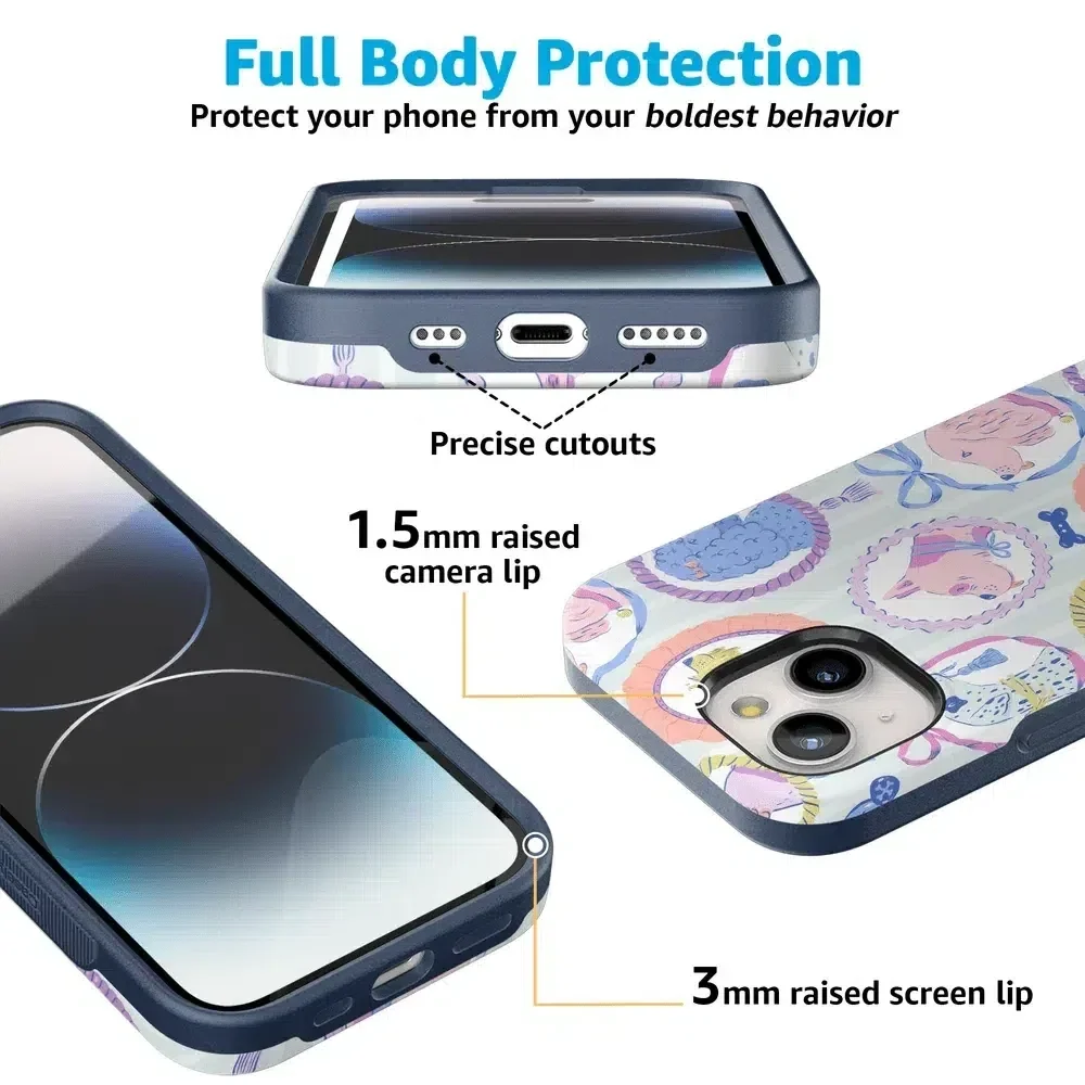 Chateau Pups | French Dog Case Phone Case get.casely