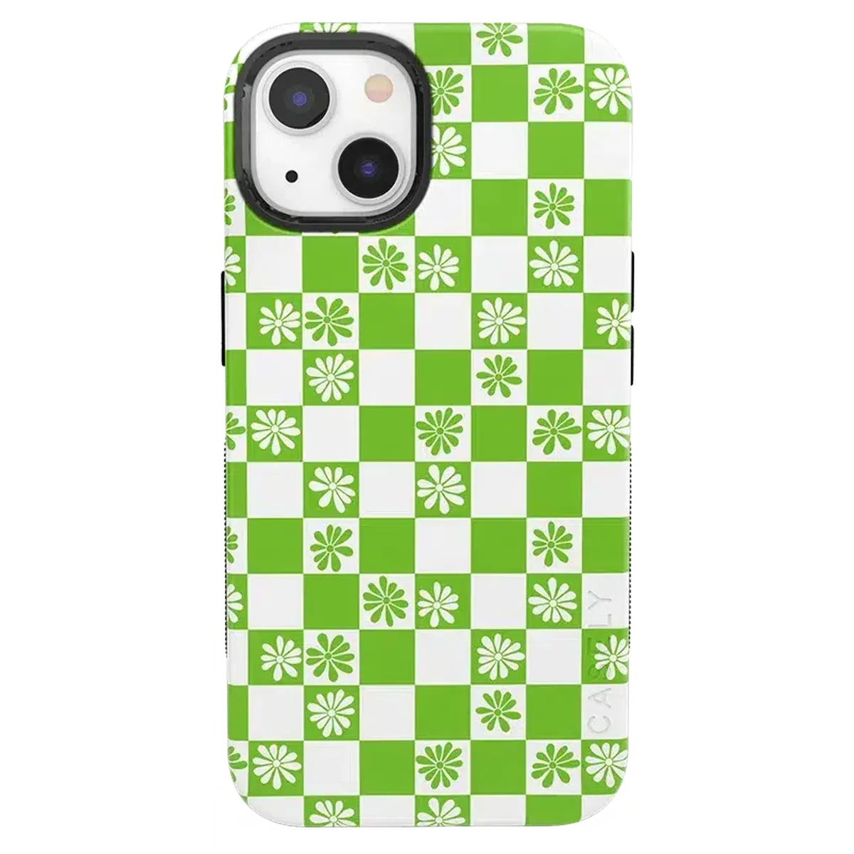 Check Mate | Daisy Checkerboard Floral Case iPhone Case get.casely Bold + MagSafe® iPhone 13
