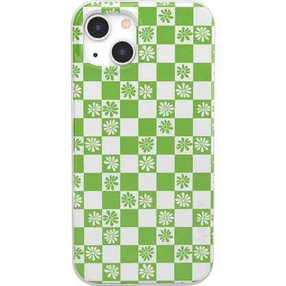 Check Mate | Daisy Checkerboard Floral Case iPhone Case get.casely Classic + MagSafe® iPhone 13