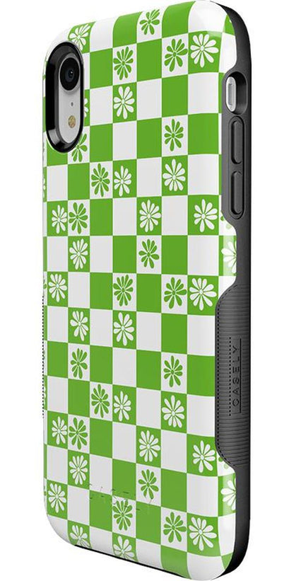 Check Mate | Daisy Checkerboard Floral Case iPhone Case get.casely