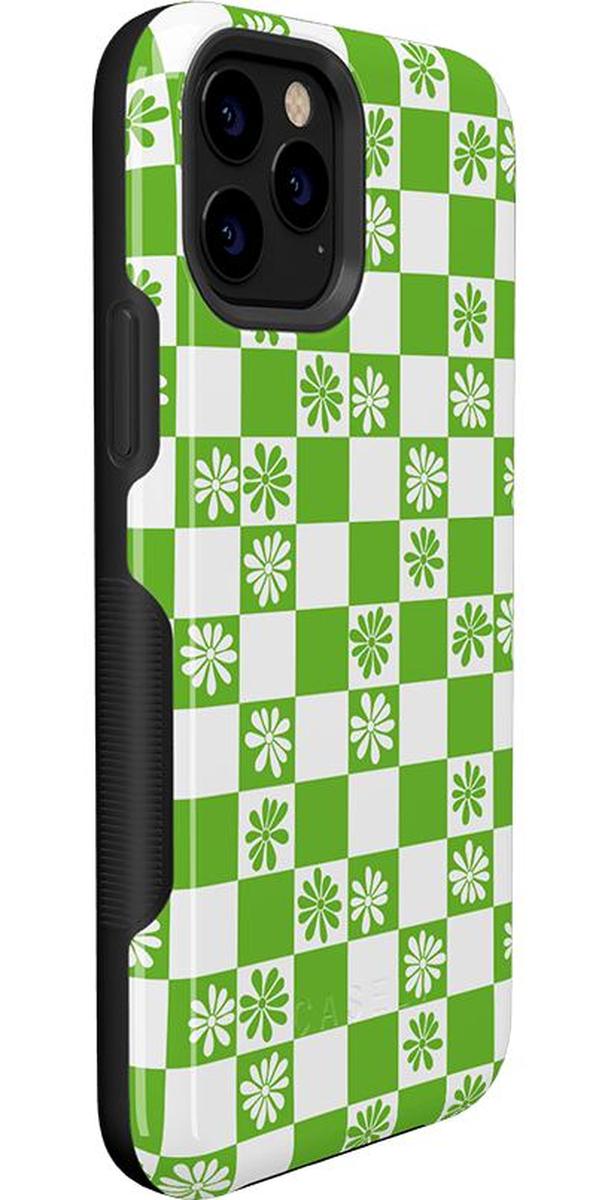 Check Mate | Daisy Checkerboard Floral Case iPhone Case get.casely