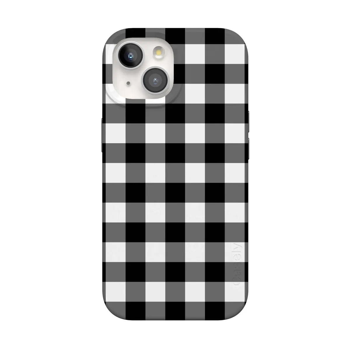 Check Me Out | Checkerboard Case iPhone Case get.casely Classic + MagSafe® iPhone 15