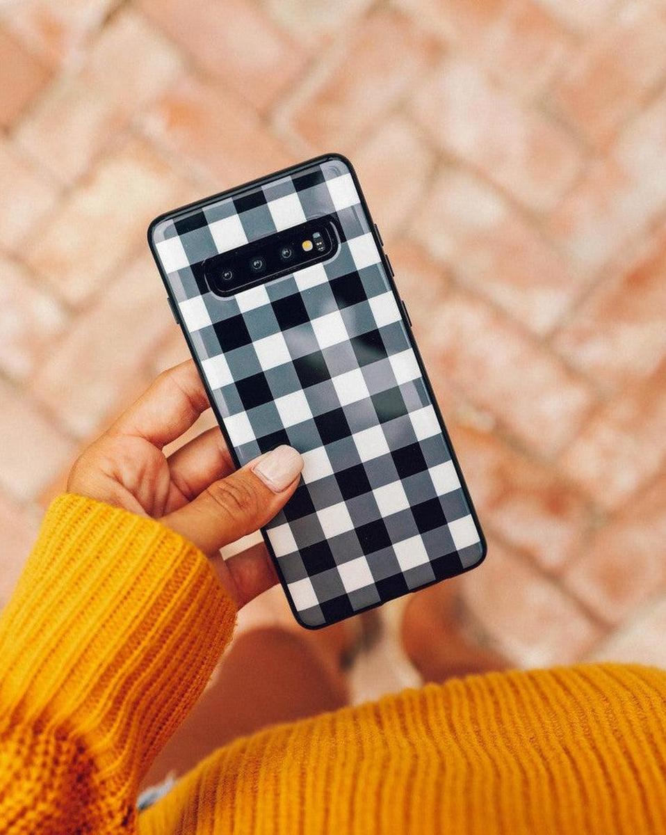 Check Me Out | Checkerboard Samsung Case Samsung Case get.casely