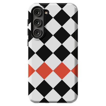 Checkerboard | High Contrast Design Case Phone Case Casetry Essential Galaxy S23 Plus