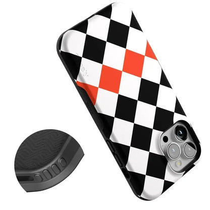 Checkerboard | High Contrast Design Case Phone Case Casetry