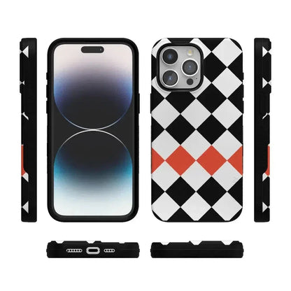 Checkerboard | High Contrast Design Case Phone Case Casetry