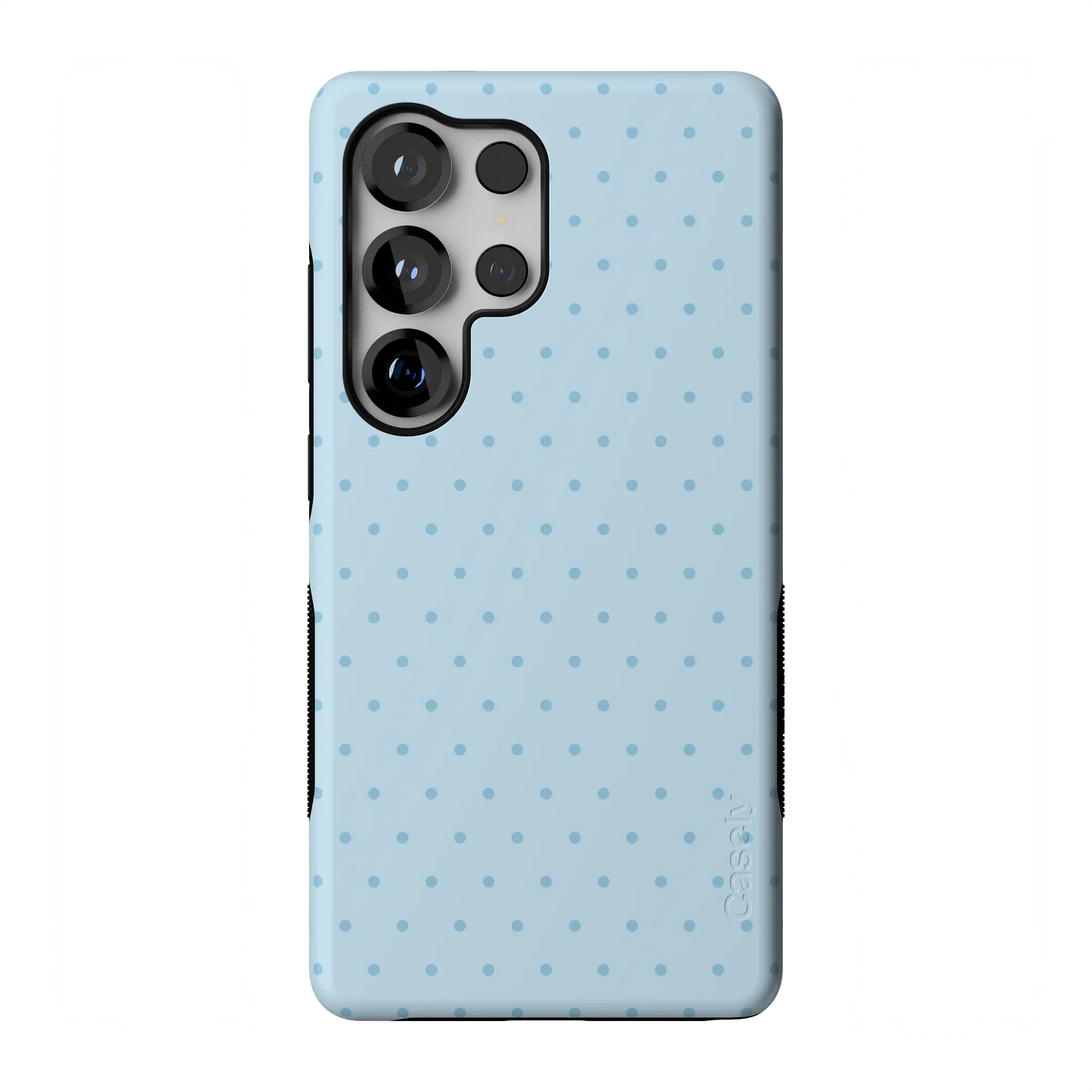 On the Dot | Blue Monochrome Polka Dot Case - Galaxy S25 Ultra