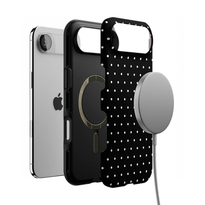 On the Dot | White Polka Dot Case