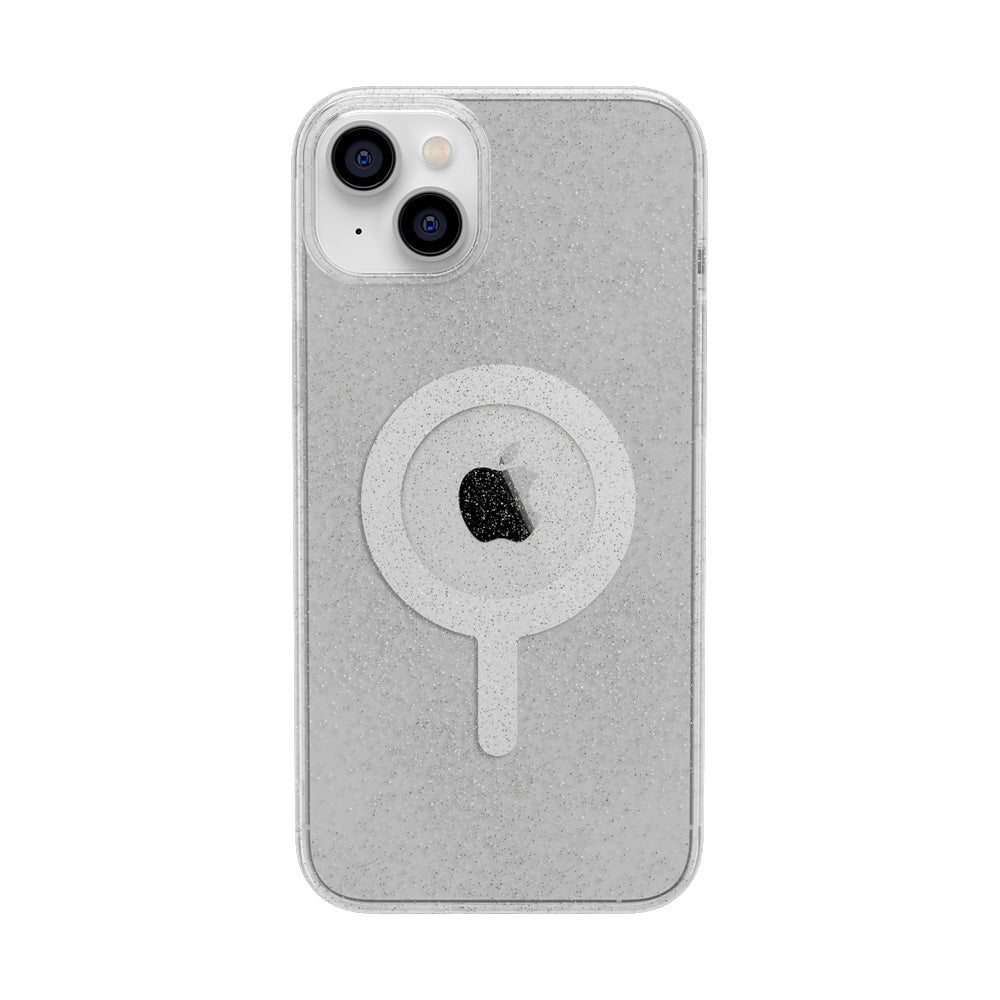 Clear Skies | Clear Shimmer Case iPhone Case get.casely Classic + MagSafe® iPhone 15 Plus
