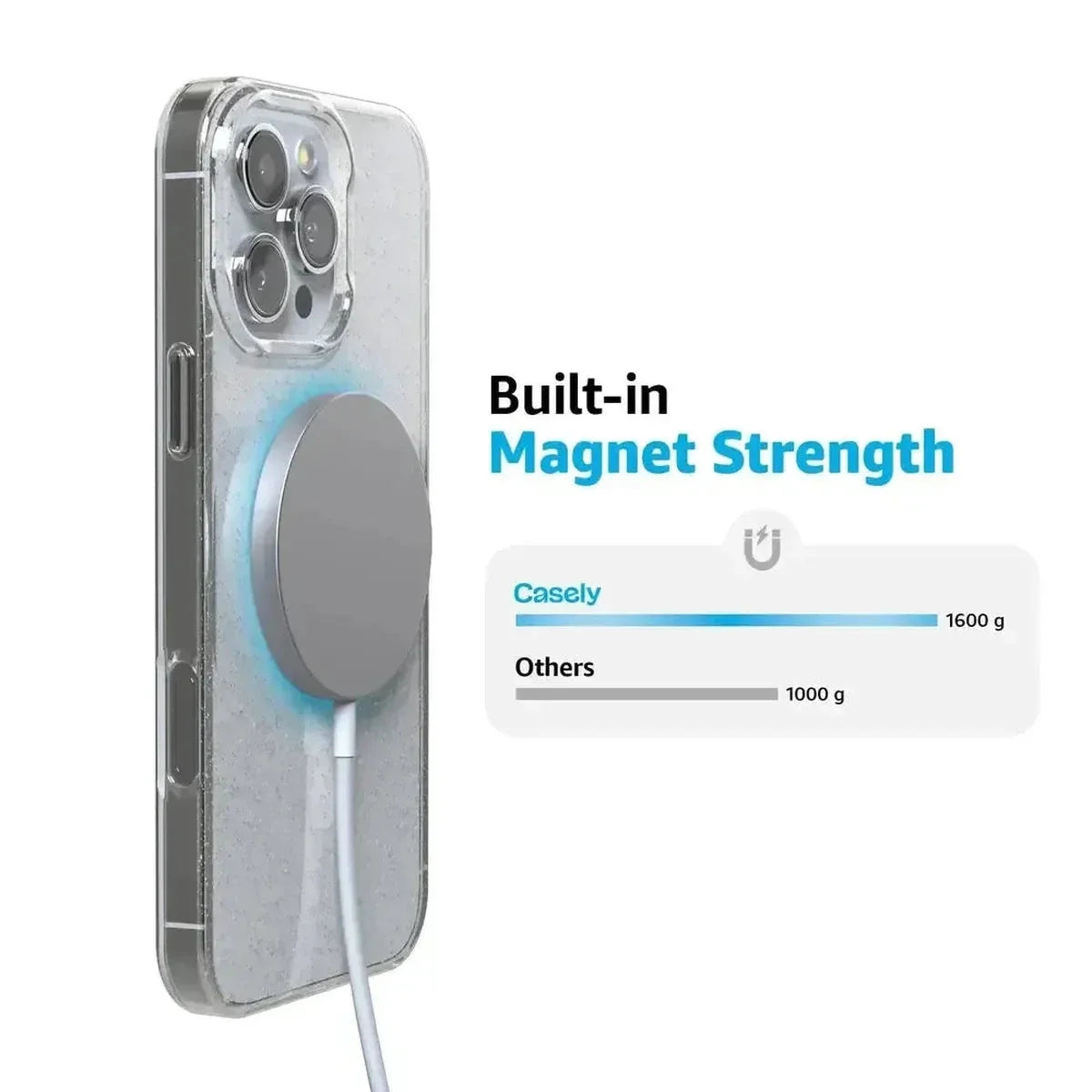 Clear Skies | Clear Shimmer Case iPhone Case get.casely