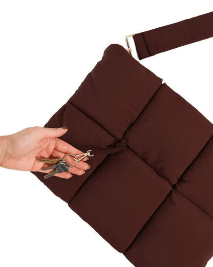 Cloud Carryall | Cocoa Laptop Bag get.casely