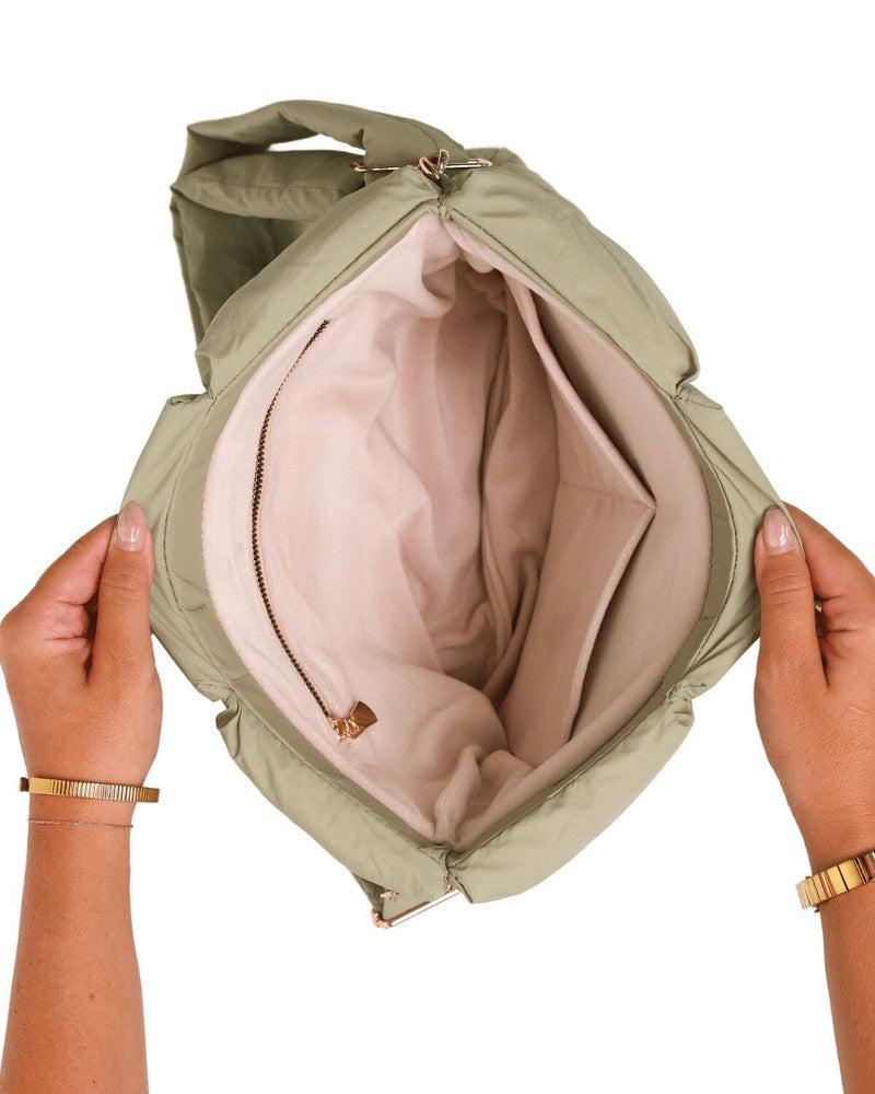 Cloud Carryall | Sage Laptop Bag get.casely
