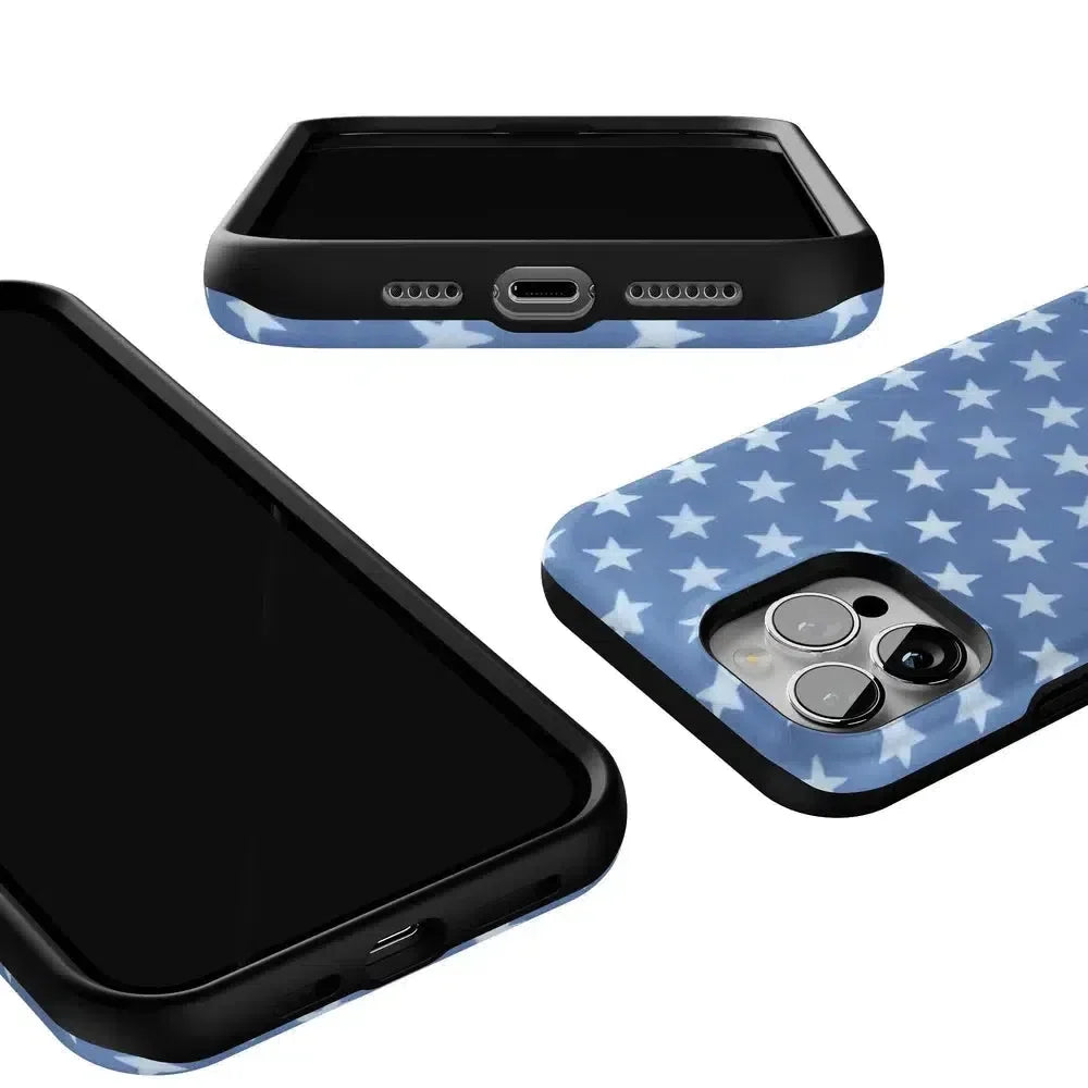 Coastal Blues | Denim Stars Case Phone Case Casetry
