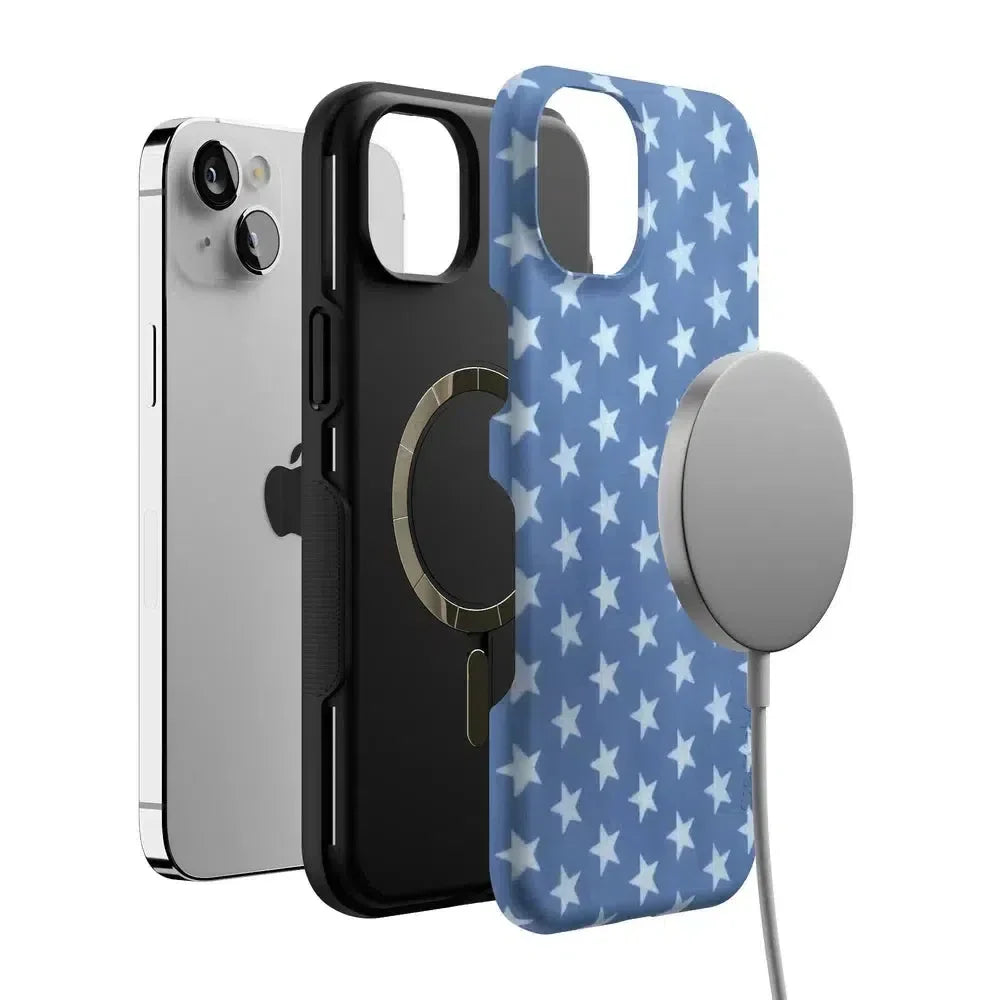 Coastal Blues | Denim Stars Case Phone Case Casetry