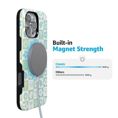 Coastal Checkers | Pura Vida Case iPhone Case get.casely