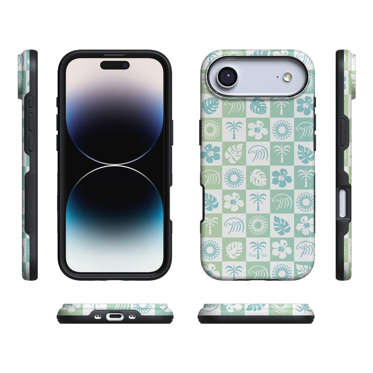 Coastal Checkers | Pura Vida Case iPhone Case get.casely