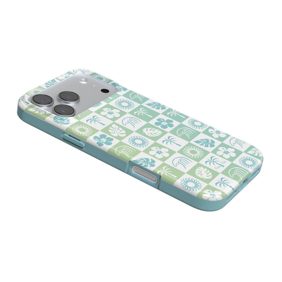 Coastal Checkers | Pura Vida Case iPhone Case get.casely