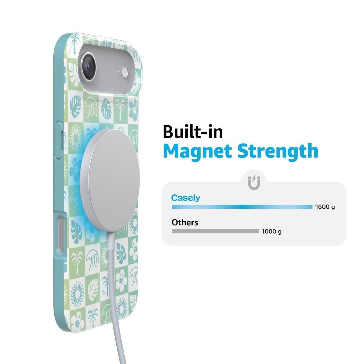 Coastal Checkers | Pura Vida Case iPhone Case get.casely