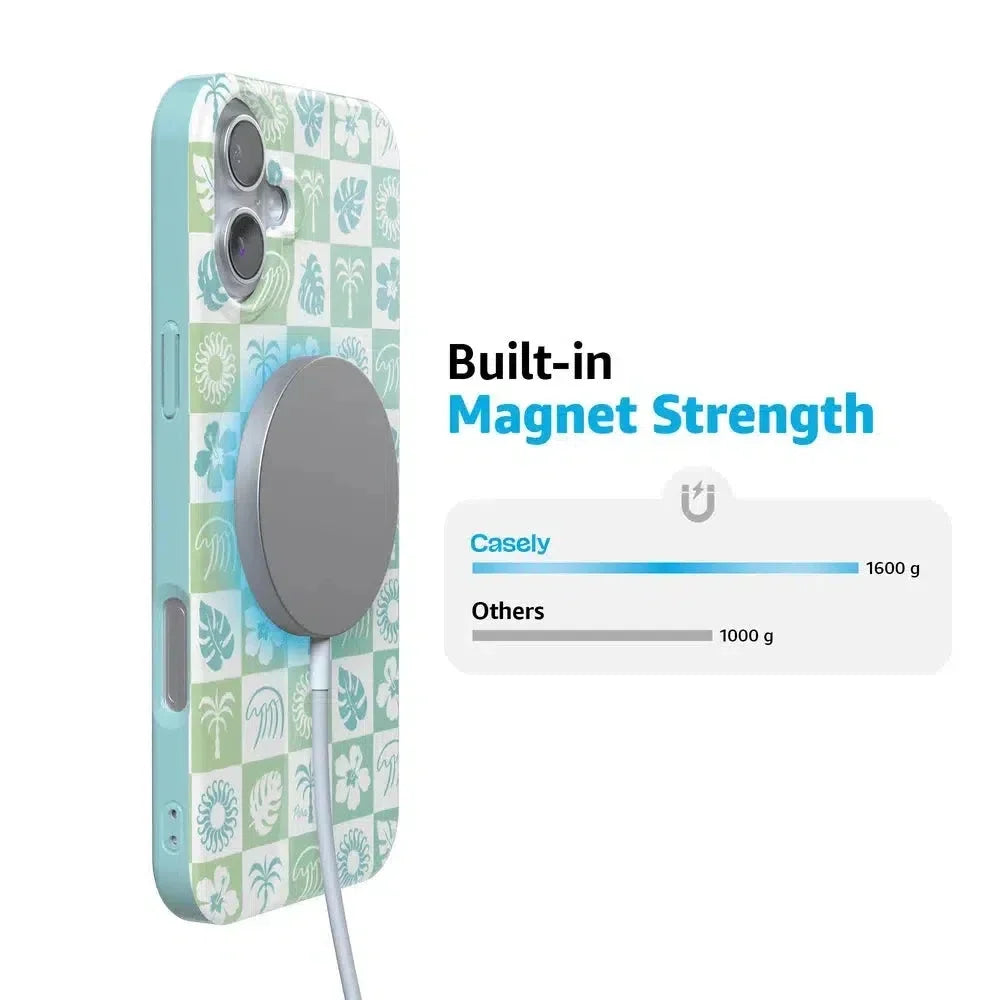 Coastal Checkers | Pura Vida Case iPhone Case get.casely