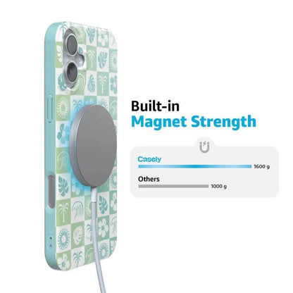 Coastal Checkers | Pura Vida Case iPhone Case get.casely
