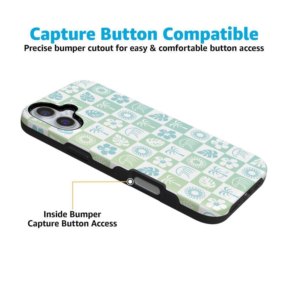Coastal Checkers | Pura Vida Case iPhone Case get.casely