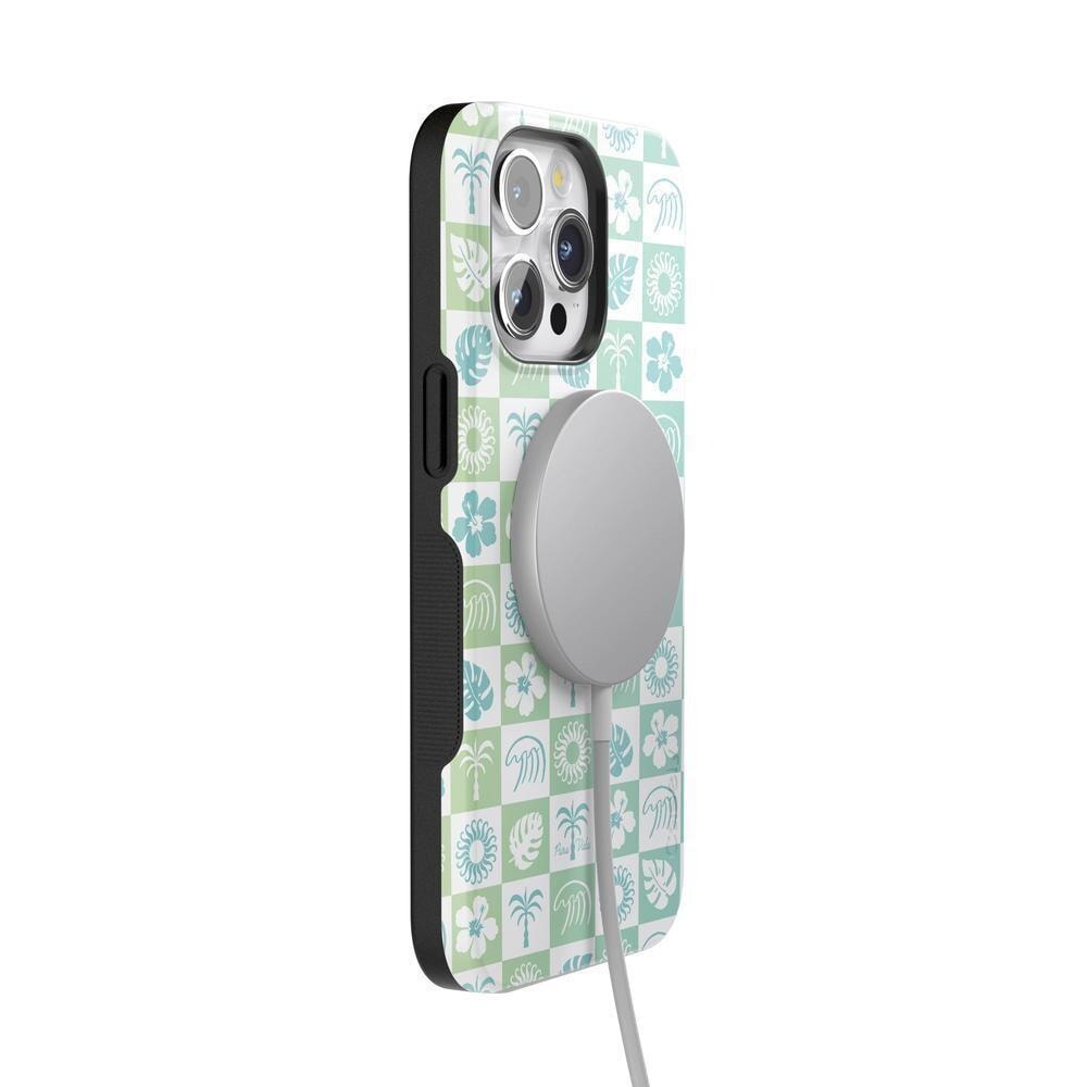 Coastal Checkers | Pura Vida Case iPhone Case get.casely