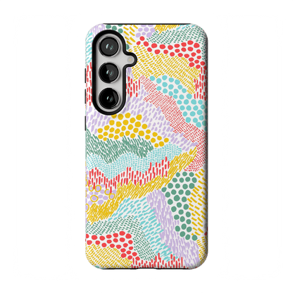 Color Me Happy | Pattern Colorblock Case iPhone Case get.casely Bold Flex + MagSafe® Galaxy S26