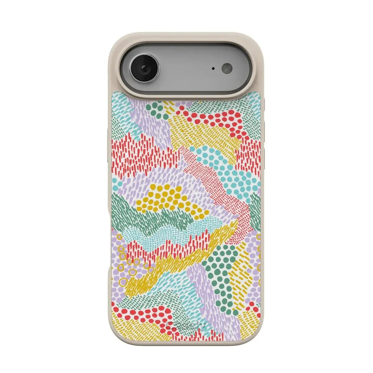 Color Me Happy | Pattern Colorblock Case iPhone Case get.casely