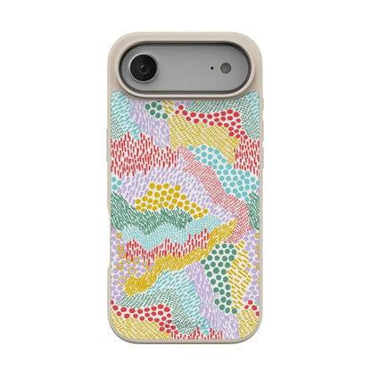 Color Me Happy | Pattern Colorblock Case iPhone Case get.casely