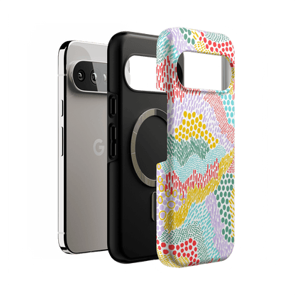 Color Me Happy | Pattern Colorblock Case iPhone Case get.casely