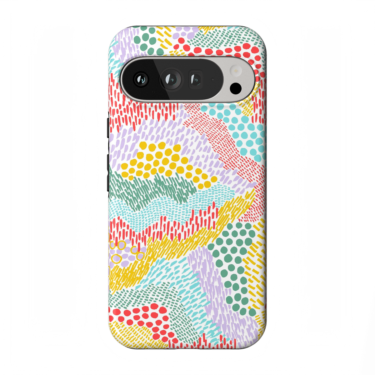 Color Me Happy | Pattern Colorblock Case iPhone Case get.casely
