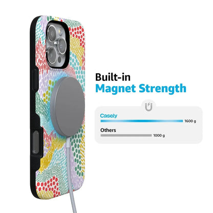 Color Me Happy | Pattern Colorblock Case iPhone Case get.casely
