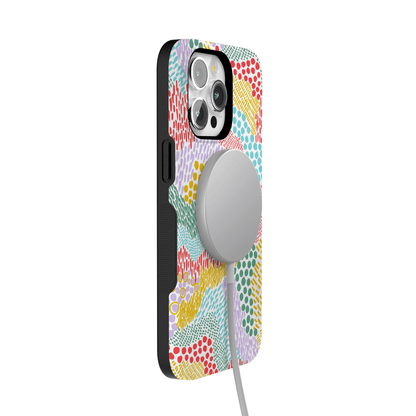 Color Me Happy | Pattern Colorblock Case iPhone Case get.casely