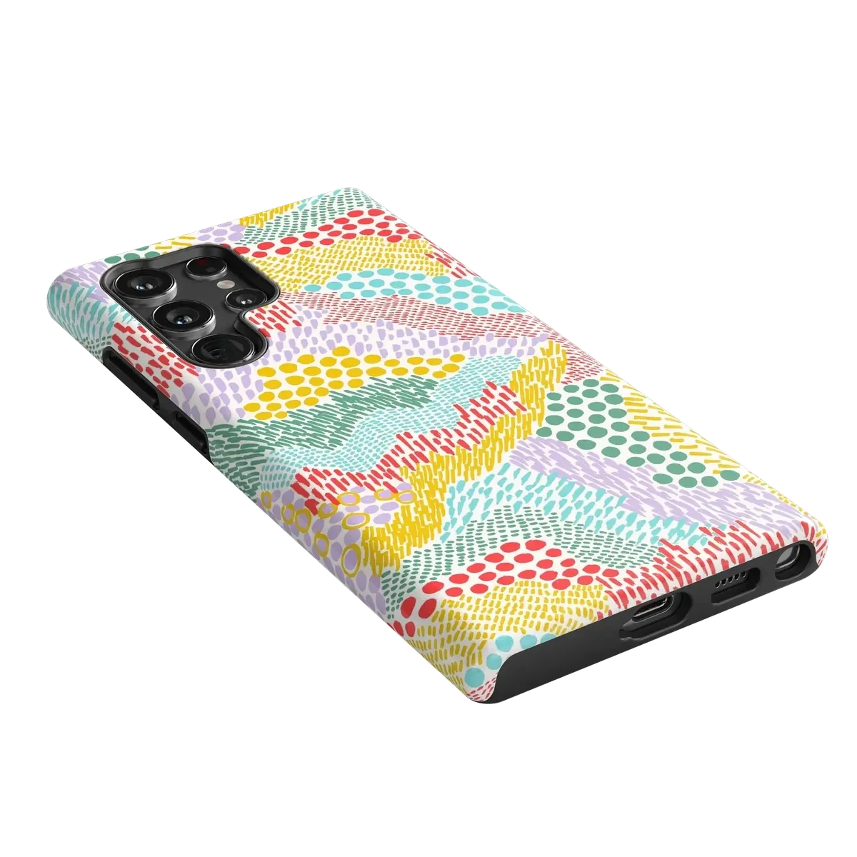 Color Me Happy | Pattern Colorblock Case iPhone Case get.casely