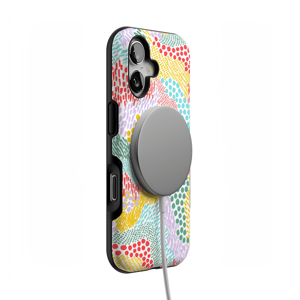Color Me Happy | Pattern Colorblock Case iPhone Case get.casely