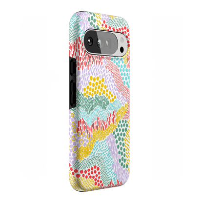 Color Me Happy | Pattern Colorblock Case iPhone Case get.casely