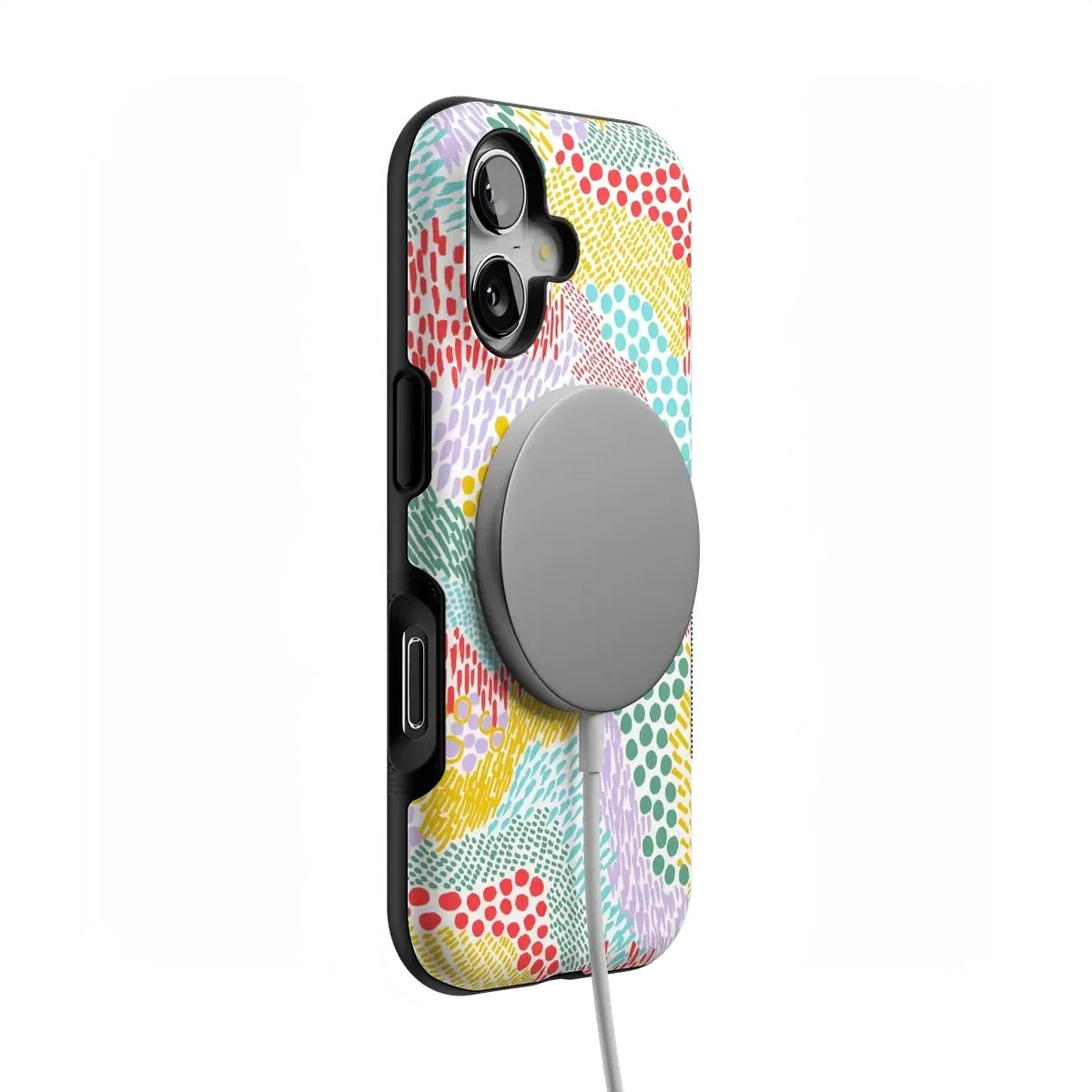Color Me Happy | Pattern Colorblock Case iPhone Case get.casely