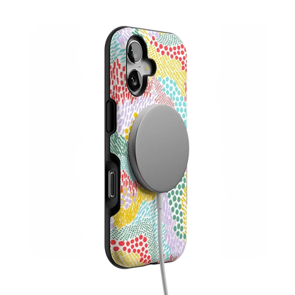 Color Me Happy | Pattern Colorblock Case iPhone Case get.casely