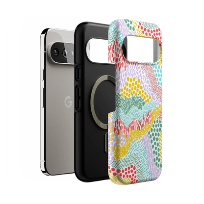 Color Me Happy | Pattern Colorblock Case iPhone Case get.casely