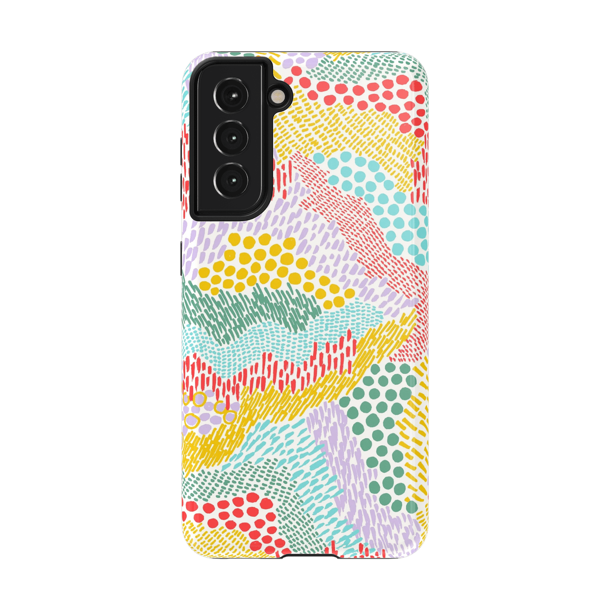 Color Me Happy | Pattern Colorblock Case iPhone Case get.casely