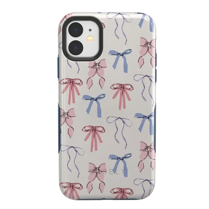 Coquette Girlie | Pastel Bows Case Phone Case Casetry Bold + MagSafe® iPhone 11