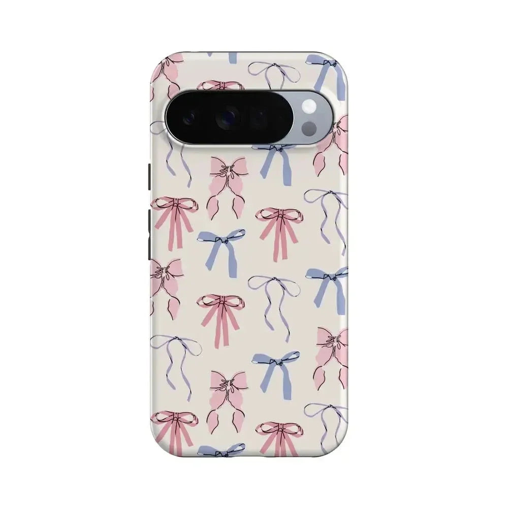 Coquette Girlie | Pastel Bows Case Phone Case Casetry Essential + MagSafe® Google Pixel 10 Pro XL