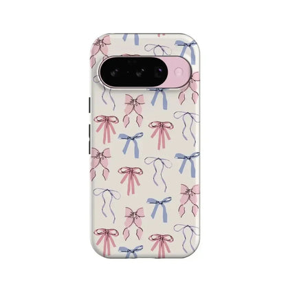 Coquette Girlie | Pastel Bows Case Phone Case Casetry Essential + MagSafe® Google Pixel 10